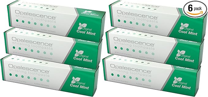 Opalescence Whitening Toothpaste - Pack of 6 - Fluoride Oral Care - 4.7 Oz - Cool Mint - TP-5166-... | Amazon (US)
