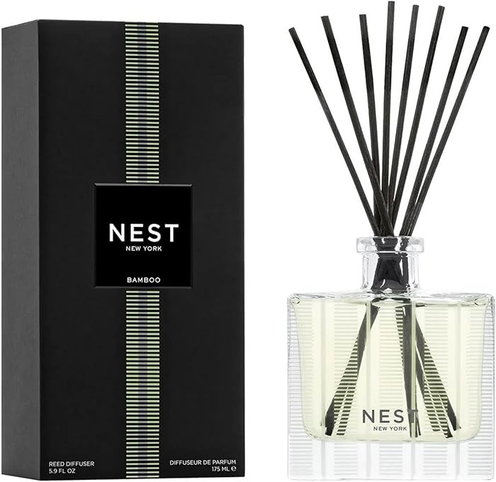 NEST New York Reed Diffuser, Bamboo - 5.9 fl oz - Fragrance for Up to 90 Days - Reusable, Refilla... | Amazon (US)