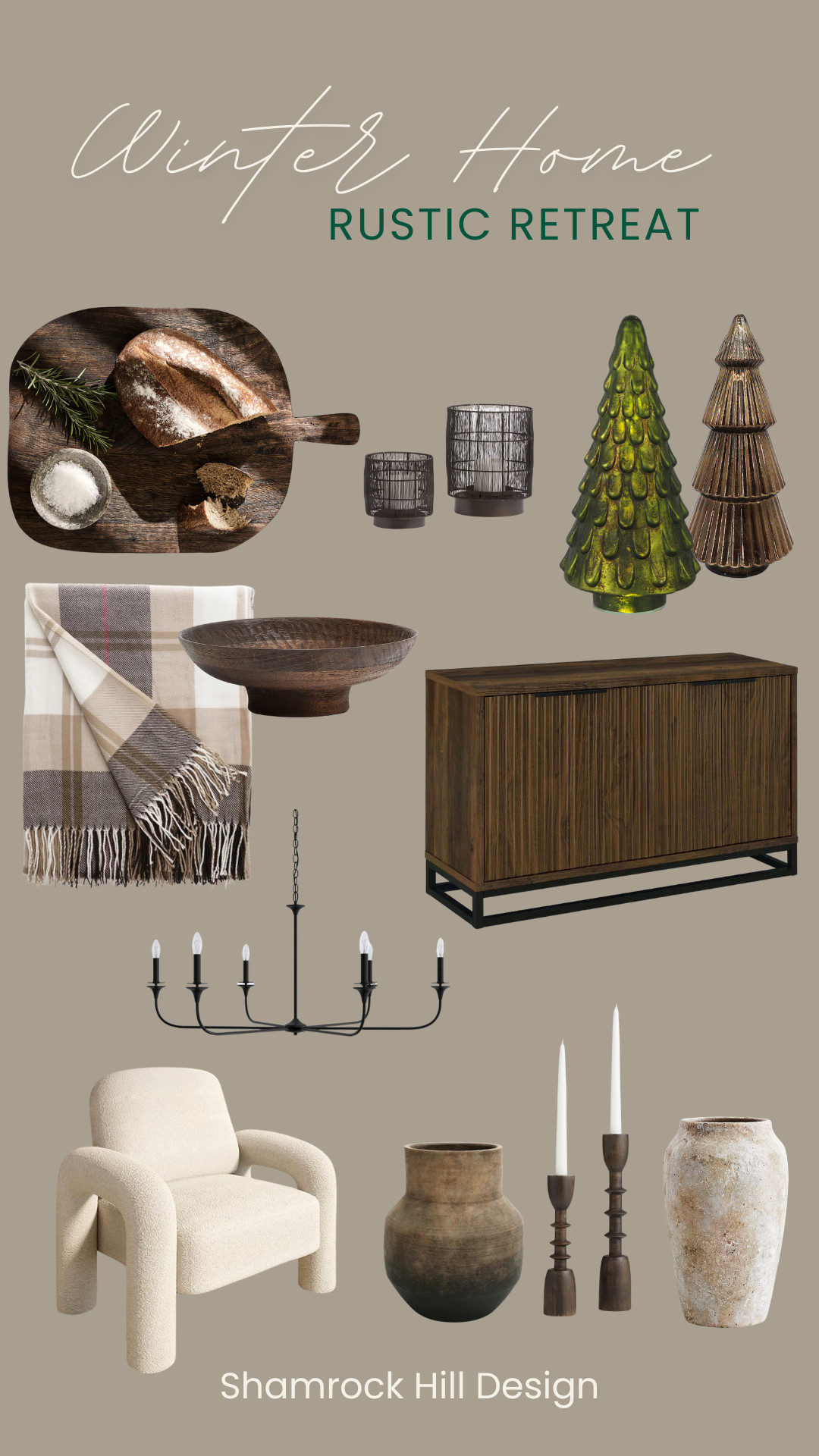 Warm wood tones, soft textures, and timeless charm create the perfect haven for cold days and long nights by the fire. 

 #LTKGiftGuide #LTKSeasonal #LTKHome