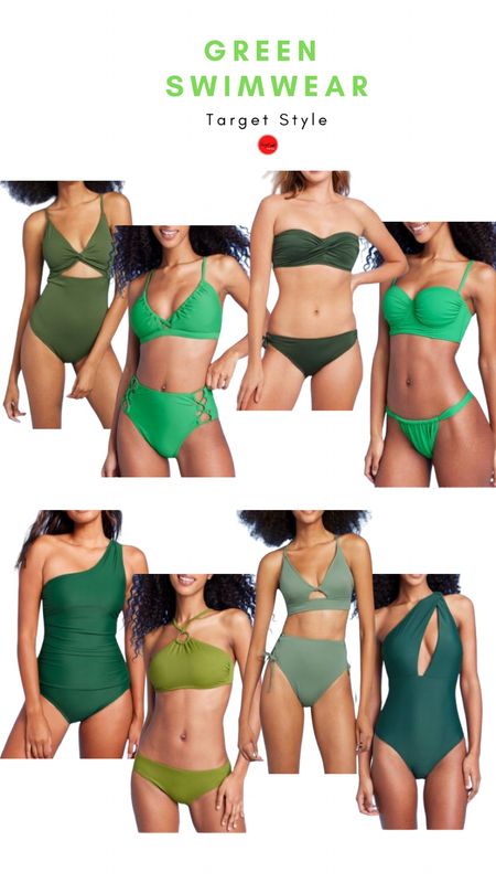 Target Fashion Green Swimwear 
#target #targetstyle #blackbikinis #greenswimwear #targetfashion #targetswim #swimwear #swimsuitseason

#LTKFind #LTKunder50 #LTKswim