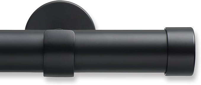 MODE Cambria Designer Series - Premium 11 foot Custom Curtain Rod - 1-1/8 inch Large Diameter - N... | Amazon (US)