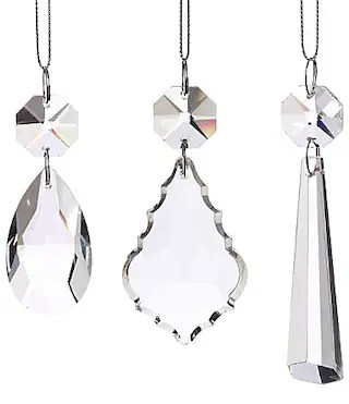 Mark Roberts Holiday Collection 12-Piece Assorted Iced Jewel Drop Glass Ornament Set | Dillard's