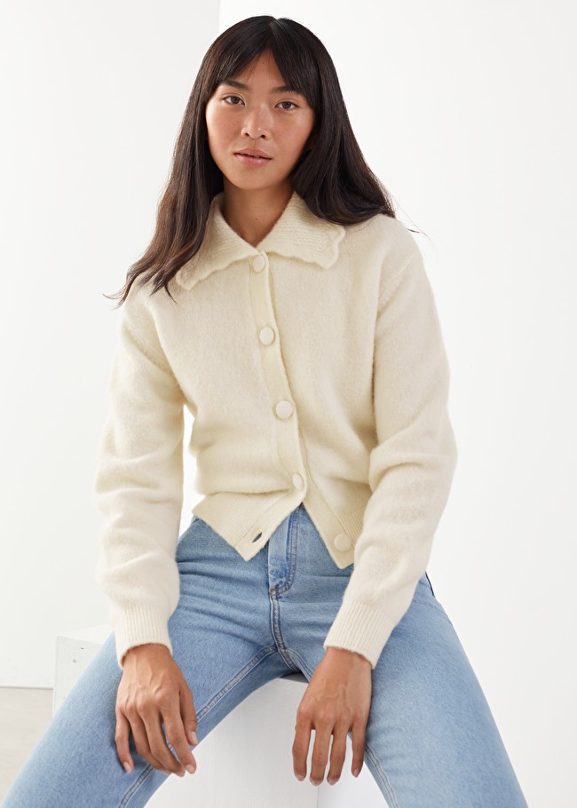 Statement Collar Knit Cardigan | & Other Stories (EU + UK)
