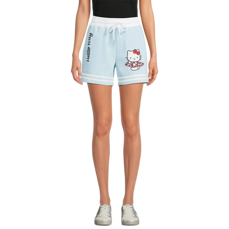Hello Kitty Juniors' Graphic Fleece Shorts, Sizes XS-XXXL | Walmart (US)