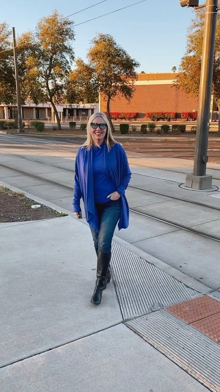 Easy style for work or play! 
Who doesn’t love a sweater set, especially when it’s buttery soft and the color of a beautiful periwinkle blue 💙

#LTKstyletip #LTKsalealert #LTKSeasonal