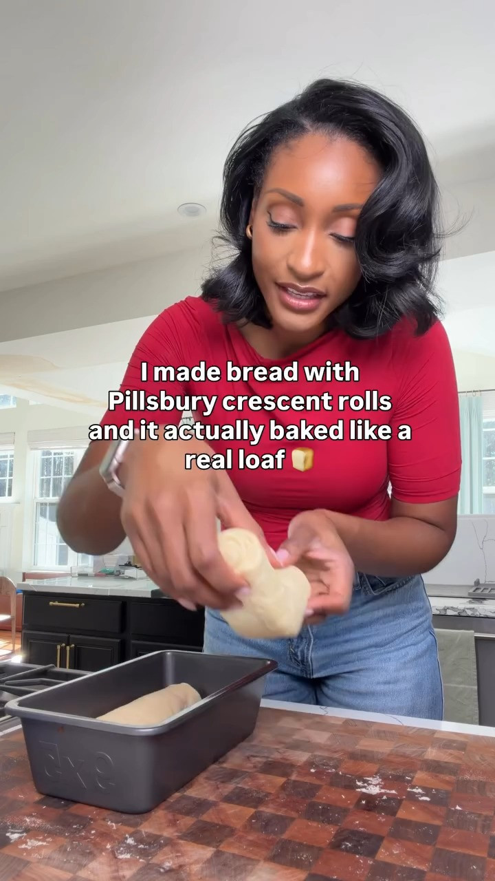 I turned Pillsbury crescent rolls into a bread loaf and it came out of the oven looking like real bread ya’ll 😳

Stuffed with cream cheese and cinnamon sugar, rolled and pressed together, and baked until golden. That’s it. No bread flour, no yeast, no waiting for dough to rise.

Linking what you need

🏷️ Crescent roll bread, Pillsbury hacks, easy bread recipe, cream cheese stuffed bread, cinnamon sugar bread, easy breakfast ideas, semi homemade recipes, quick bread recipe 

 

#LTKdayinmylife #LTKmomlife #LTKfoodie