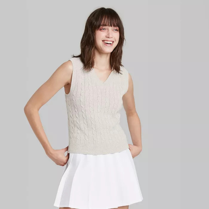 Women's V-Neck Sweater Vest - Wild Fable™ | Target