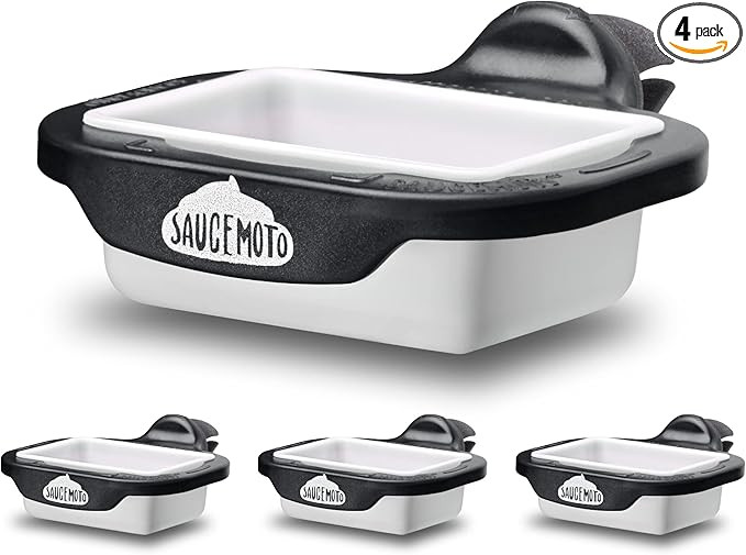 Saucemoto Dip Clip | An in-car sauce holder for ketchup and dipping sauces. As seen on Shark Tank... | Amazon (US)
