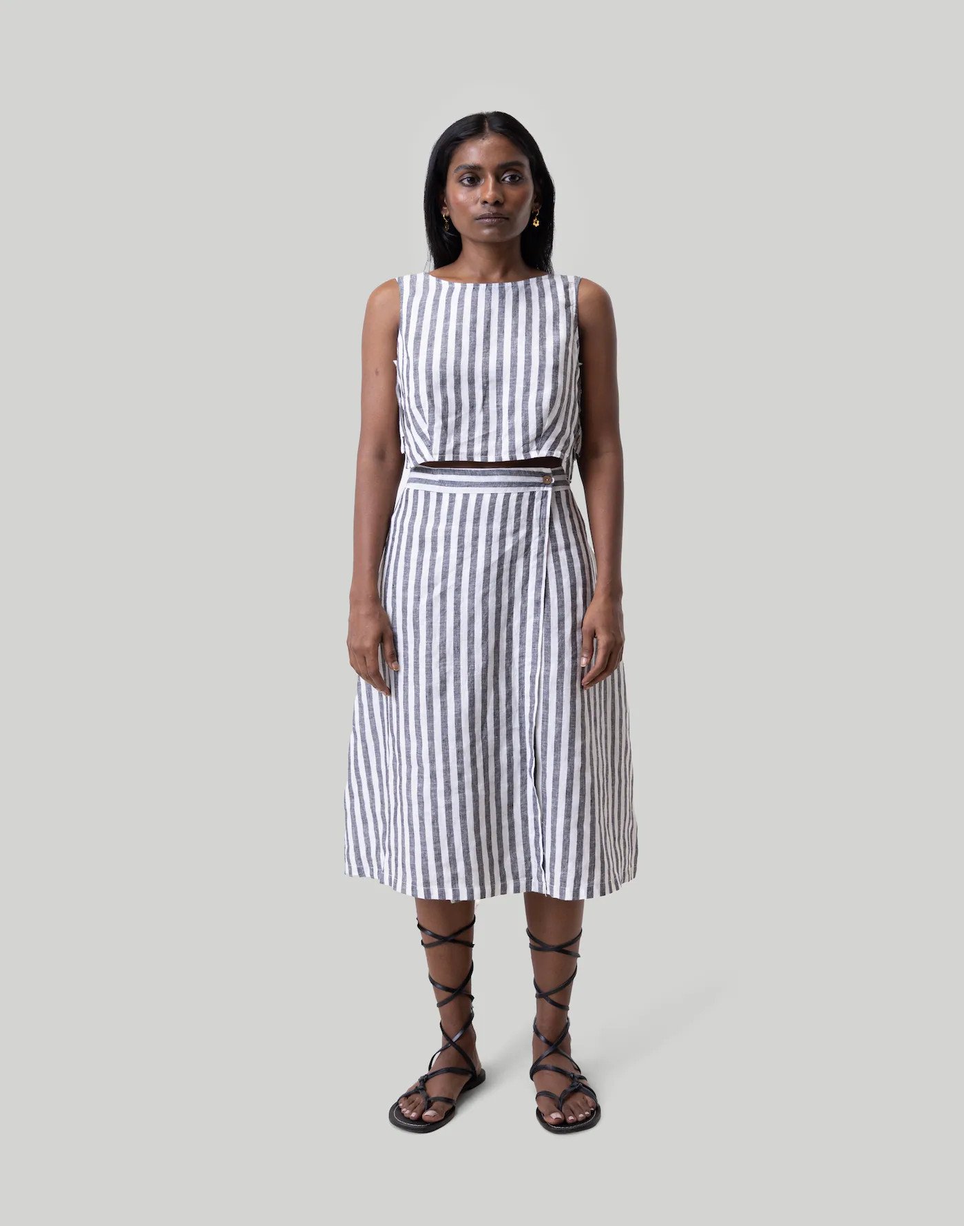 Reistor Overlap Midi Skirt | Madewell | Madewell