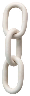 Bloomingville Decorative Marble Chain Link Figurine | Ashley Homestore