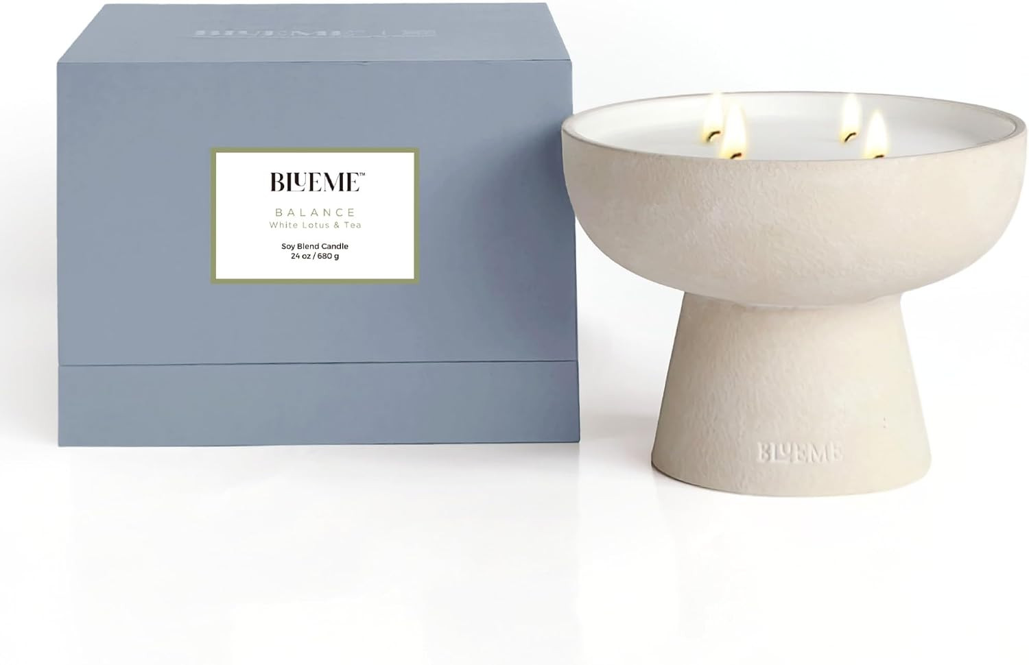 Wellness Refillable Candle, Balance - White Lotus & Tea - 24 oz | Amazon (US)