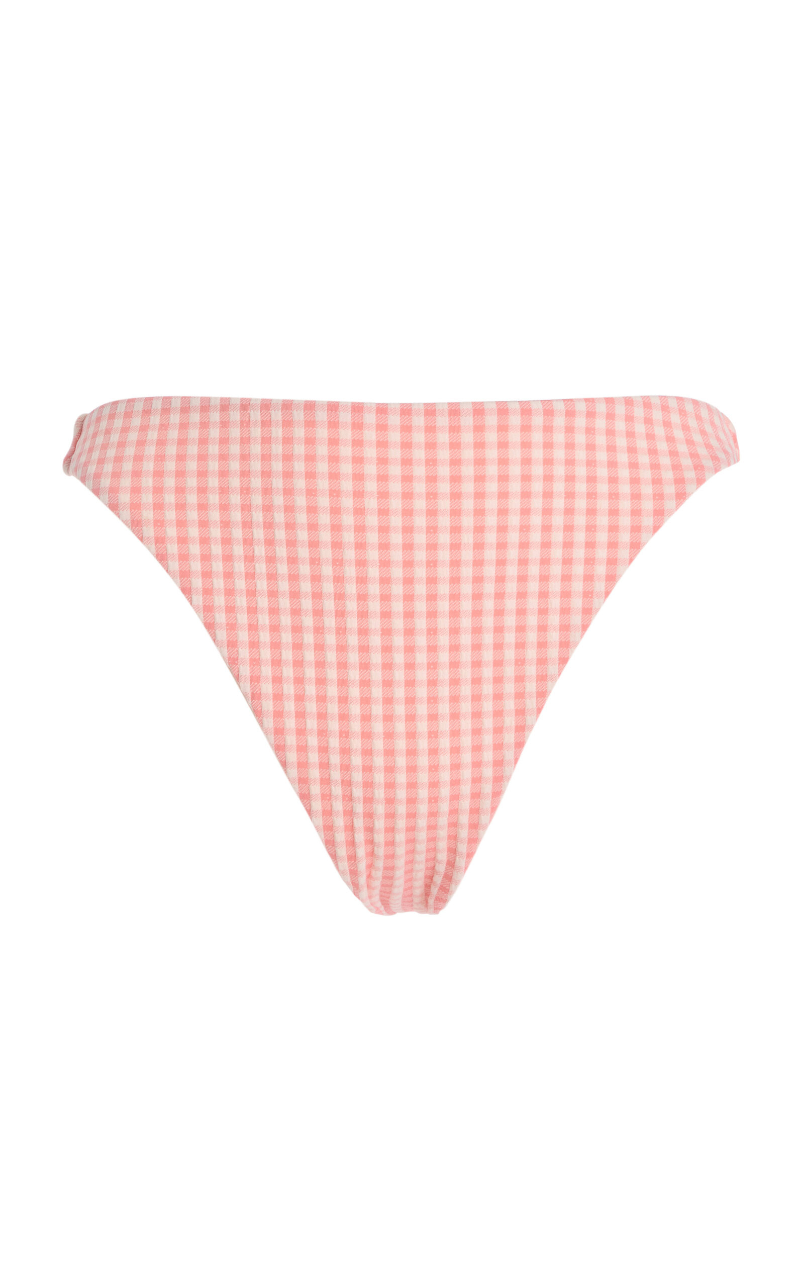 Edie High-Waisted Gingham Bikini Bottom | Moda Operandi (Global)