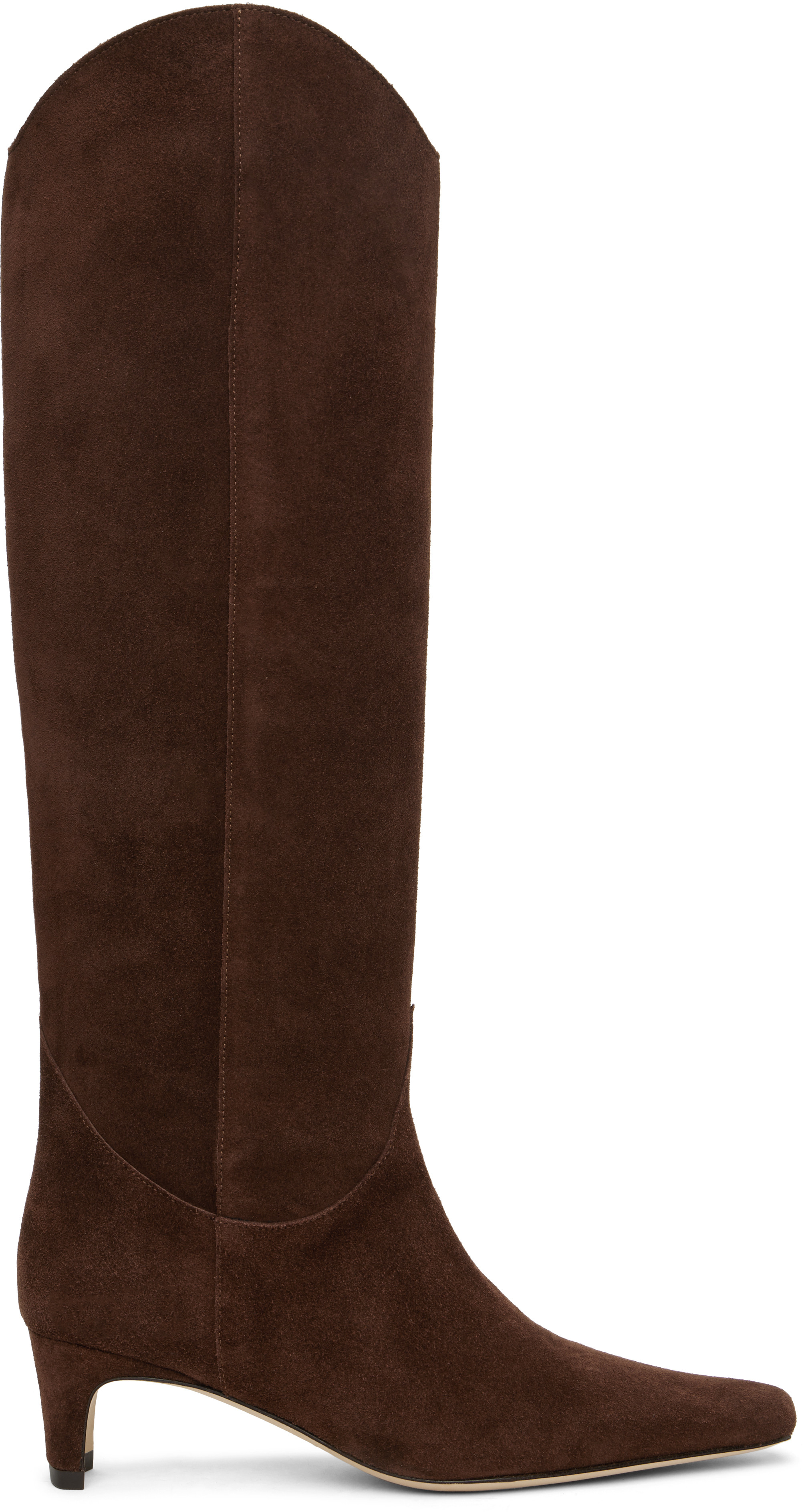 Staud Brown Western Wally Tall Boots | SSENSE