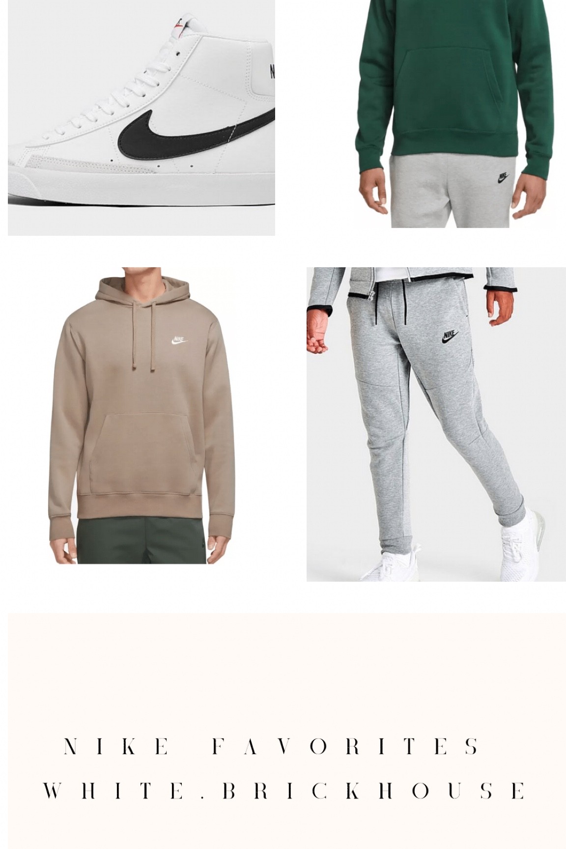 Nike favorites
Family. Nike.clubfleece. Nike tech fleece.
Trending. Blazers. Finishline

#LTKfamily #LTKfit #LTKstyletip