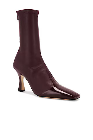 Studio Amelia Maverick Ankle Boot in Burgundy from Revolve.com | Revolve Clothing (Global)