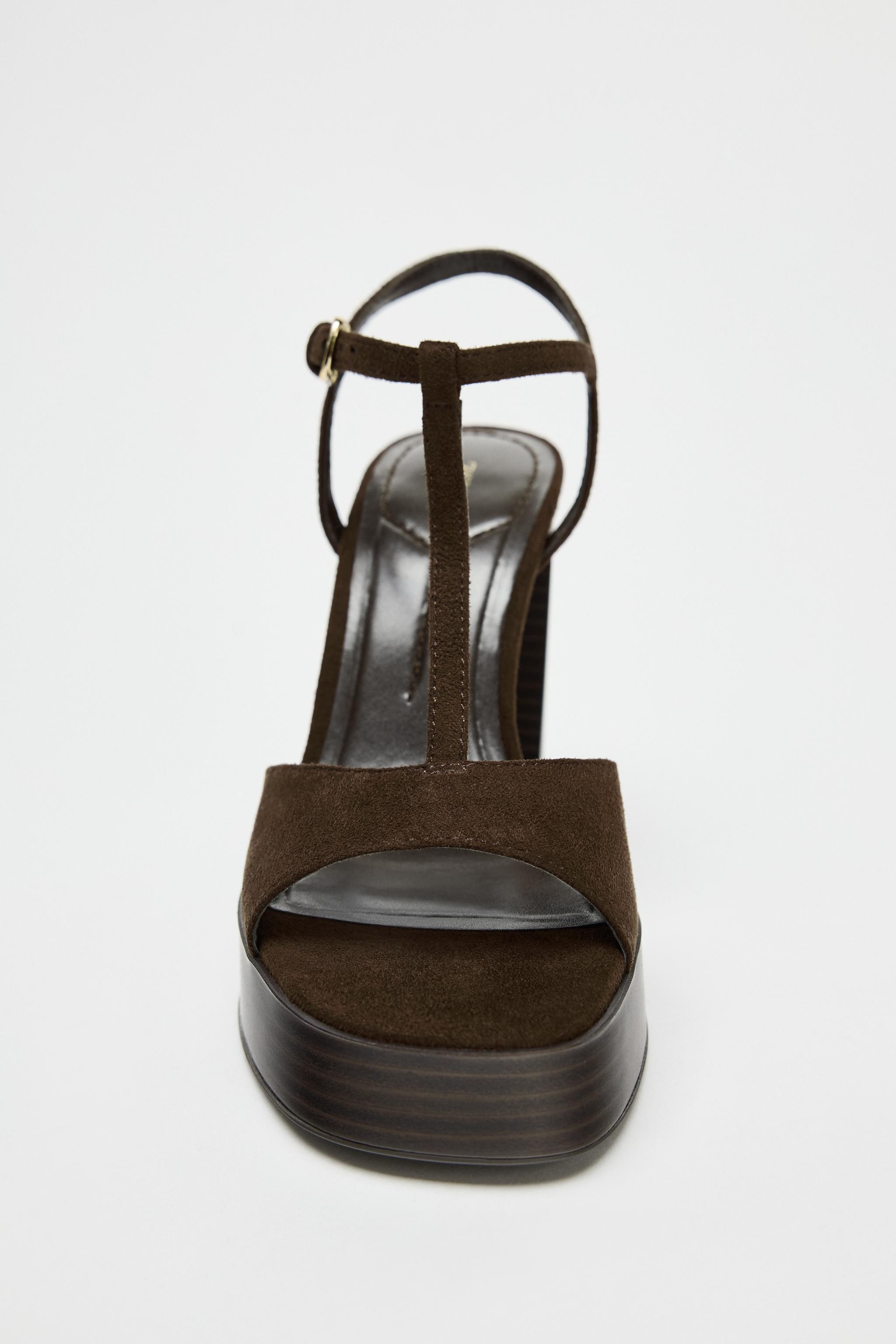 STRAPPY HEELED SANDALS | Zara UK