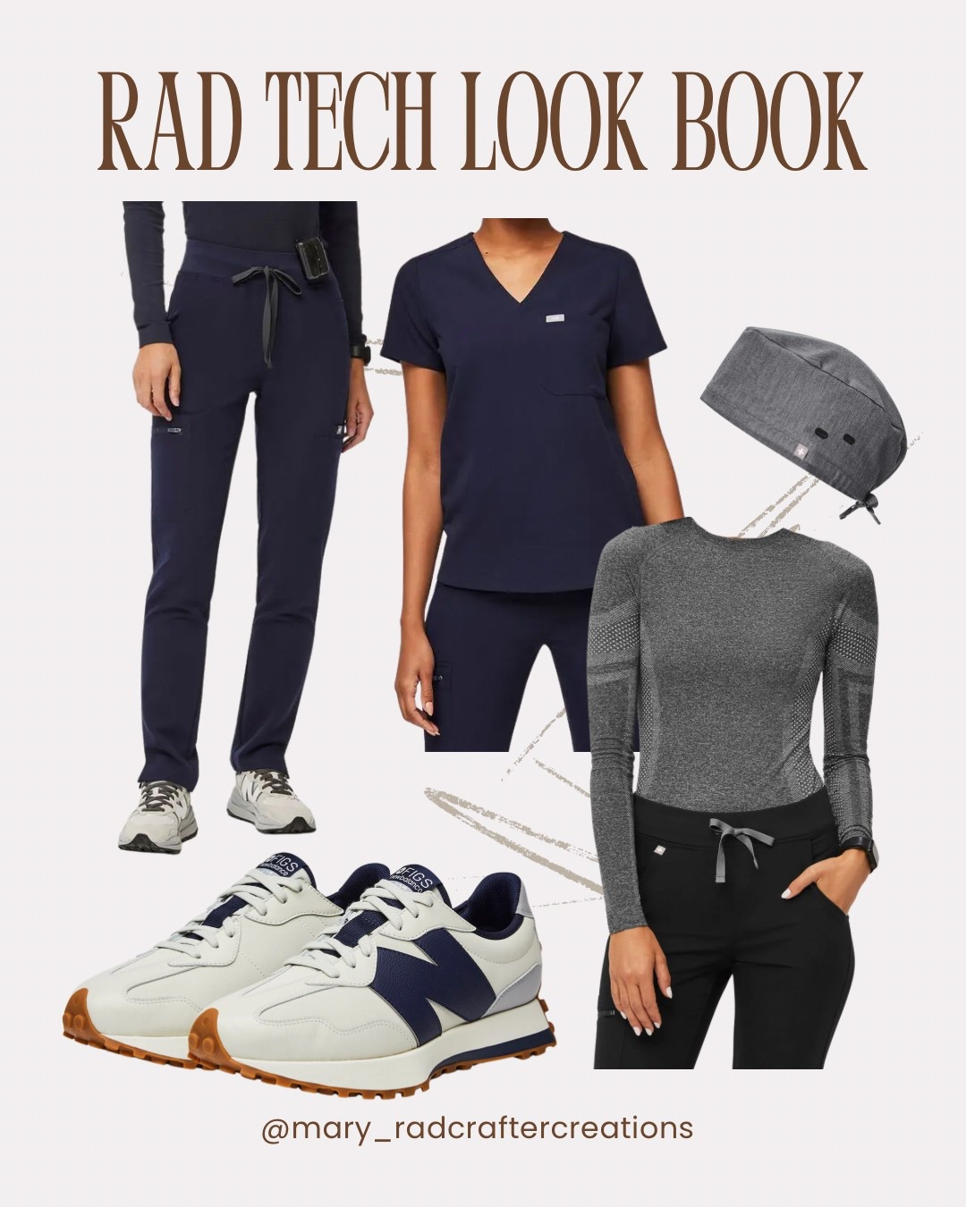 Navy blue scrub set with my favorite under scrubs!! 

#LTKWorkwear #LTKActive #LTKStyleTip