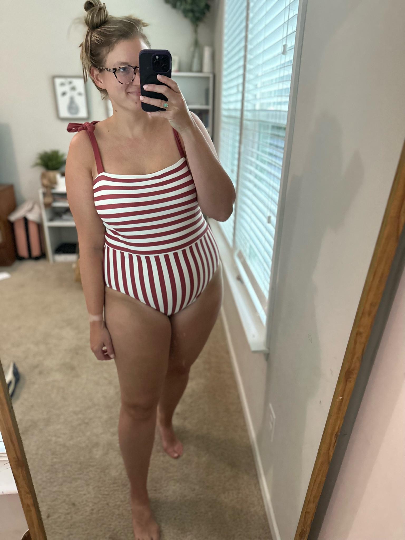 Best one piece bathing suits! Wearing my Jean size! 

#LTKunder100 #LTKSeasonal #LTKswim