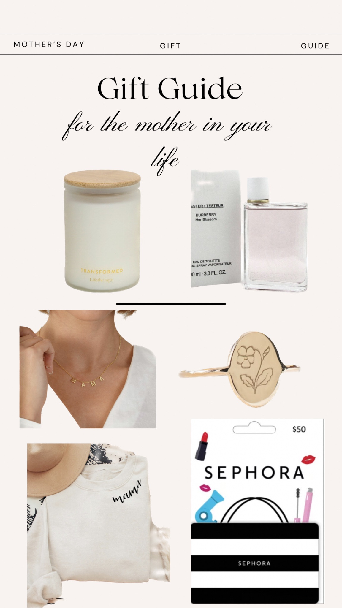 Mother’s day gift guide. Find the perfect gift for the mother in your life 😍 
#Mothersday

#LTKGiftGuide #LTKfamily #LTKFind