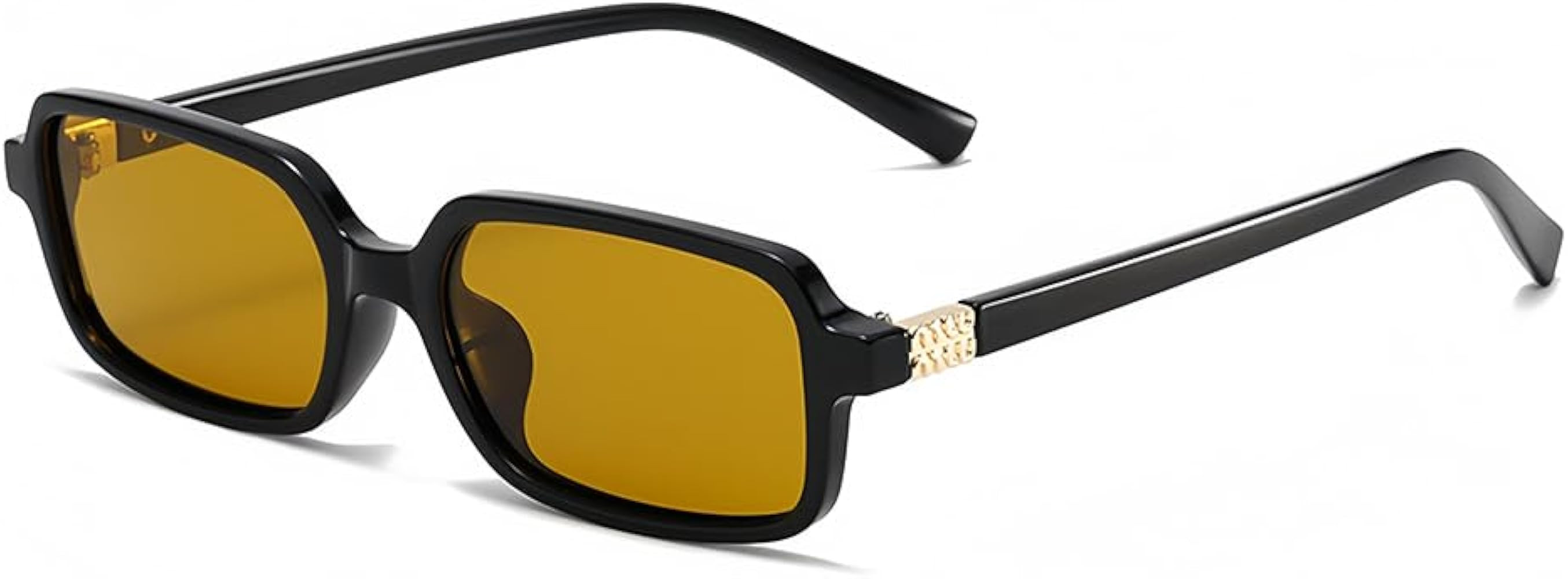 EASYHAUTE Rectangle Sunglasses for Women, 90s Retro Miu-Inspired Sun Glasses with UV 400, Vintage... | Amazon (US)