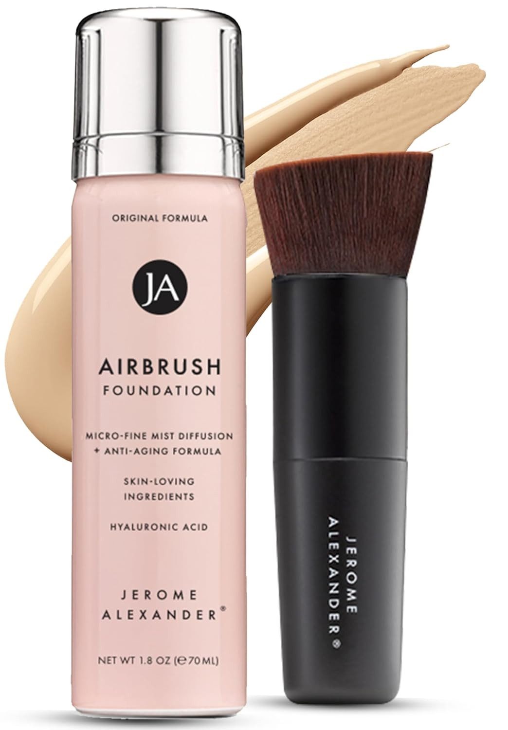 Jerome Alexander Magic Minerals Airbrush Foundation 2pc Set - Light Medium | Amazon (US)