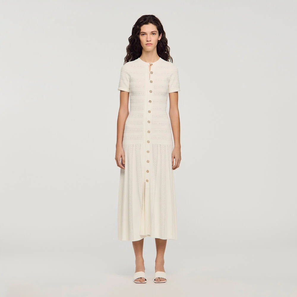 Knit maxi dress | Sandro US | Sandro-Paris US