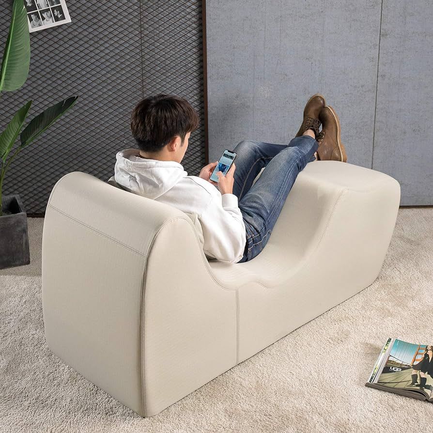 ZINUS Lotus Zero Gravity Chaise Lounger / Foam Recliner for Living Room / Ergonomic Positioning f... | Amazon (US)