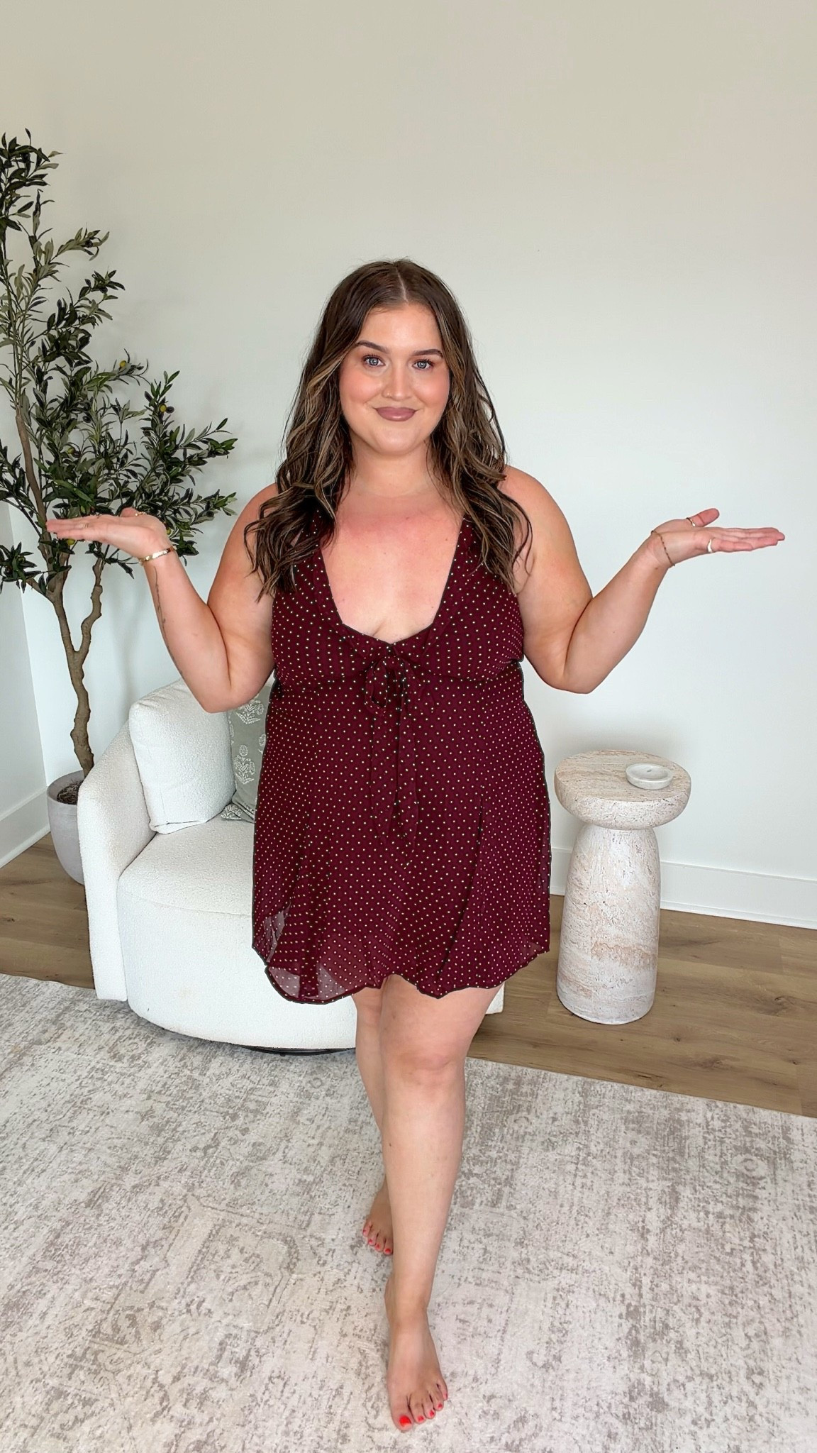 🎯 edition buy or bye 👋🏼 
They can’t all be winners! The fit was so awkward on me and the stitching of the dress was weird in some places it just felt off so unfortunately it’s a no for me. I’m in a size XXL
This outfit is a BYE 👋🏼

#LTKootd #LTKSeasonal #LTKPlusSize