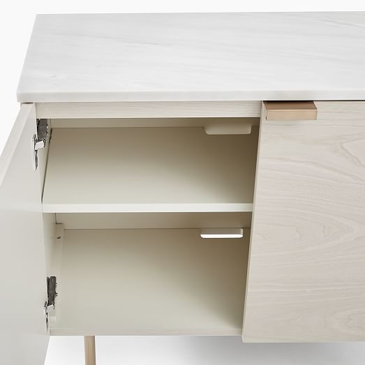 Delphine Entryway Console - Feather Gray | West Elm (US)