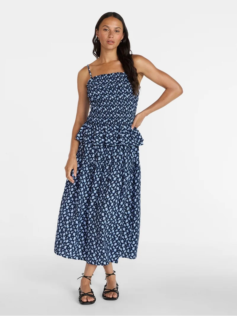 Time and Tru Women\u2019s Tiered Maxi Skirt, Sizes XS-XXXL | Walmart (US)