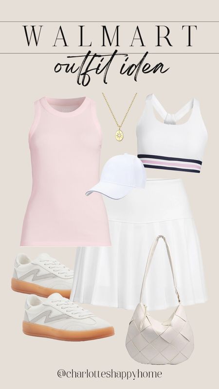 The perfect summer activewear look from Walmart! 

#walmartfashion

Walmart finds. Walmart fashion. Walmart style. Walmart activewear. Summer activewear outfit idea. Designer inspired sneakers. White activewear skirt  

#LTKFindsUnder100 #LTKSeasonal #LTKFitness