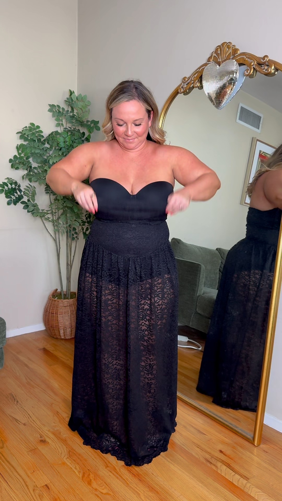 Midsize date night outfit 
Lace maxi dress size XL 
Perfect for Vegas, GNO, bachelorette, vacation, a special occasion! It also comes in white so great for a bride to be! 

Summer dress, lace dress, midsize style, party dress, cocktail dress, petite fashion 

#LTKOver40 #LTKMidsize #LTKPetite