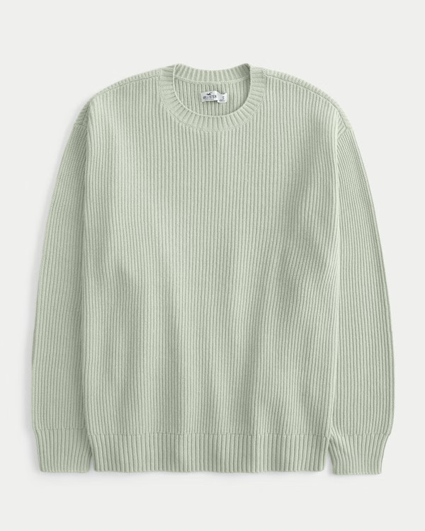 Oversized Crew Sweater | Hollister (US)