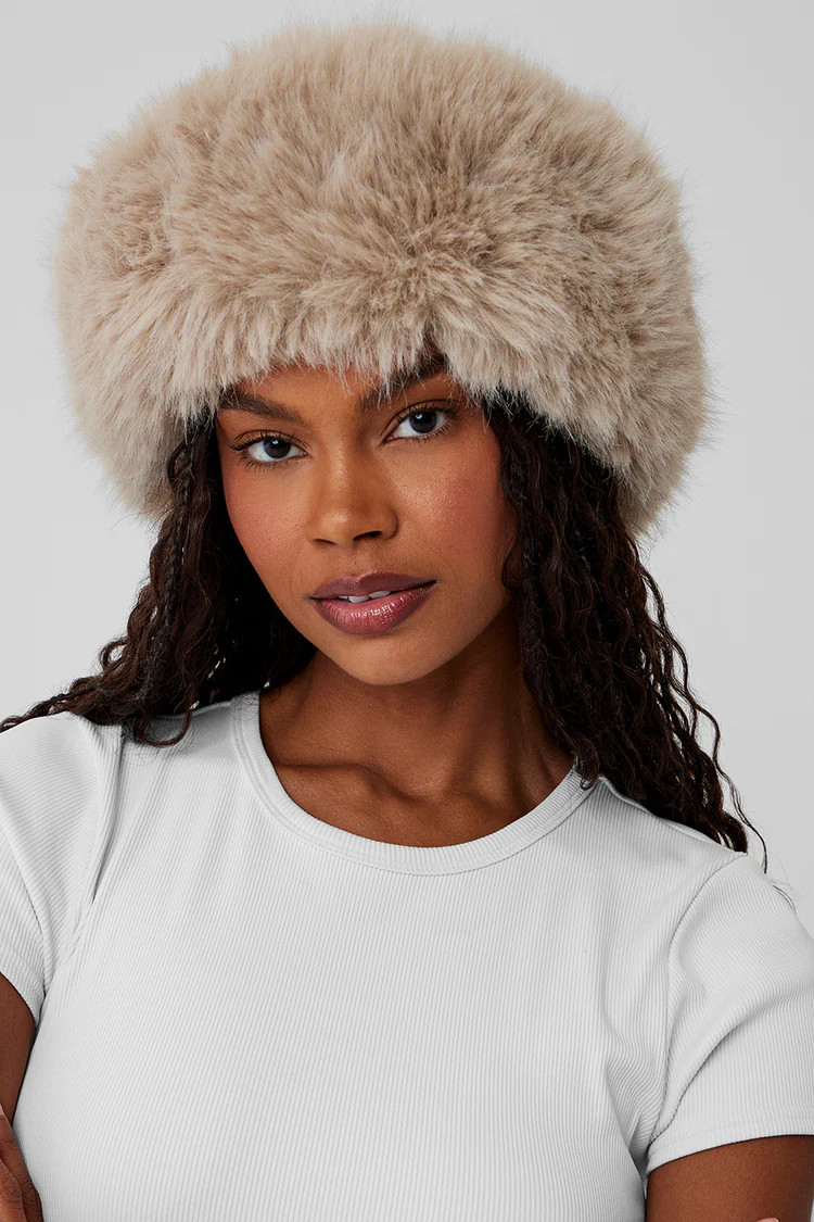 Faux Fur Wintersun Headband | Alo Yoga (US)