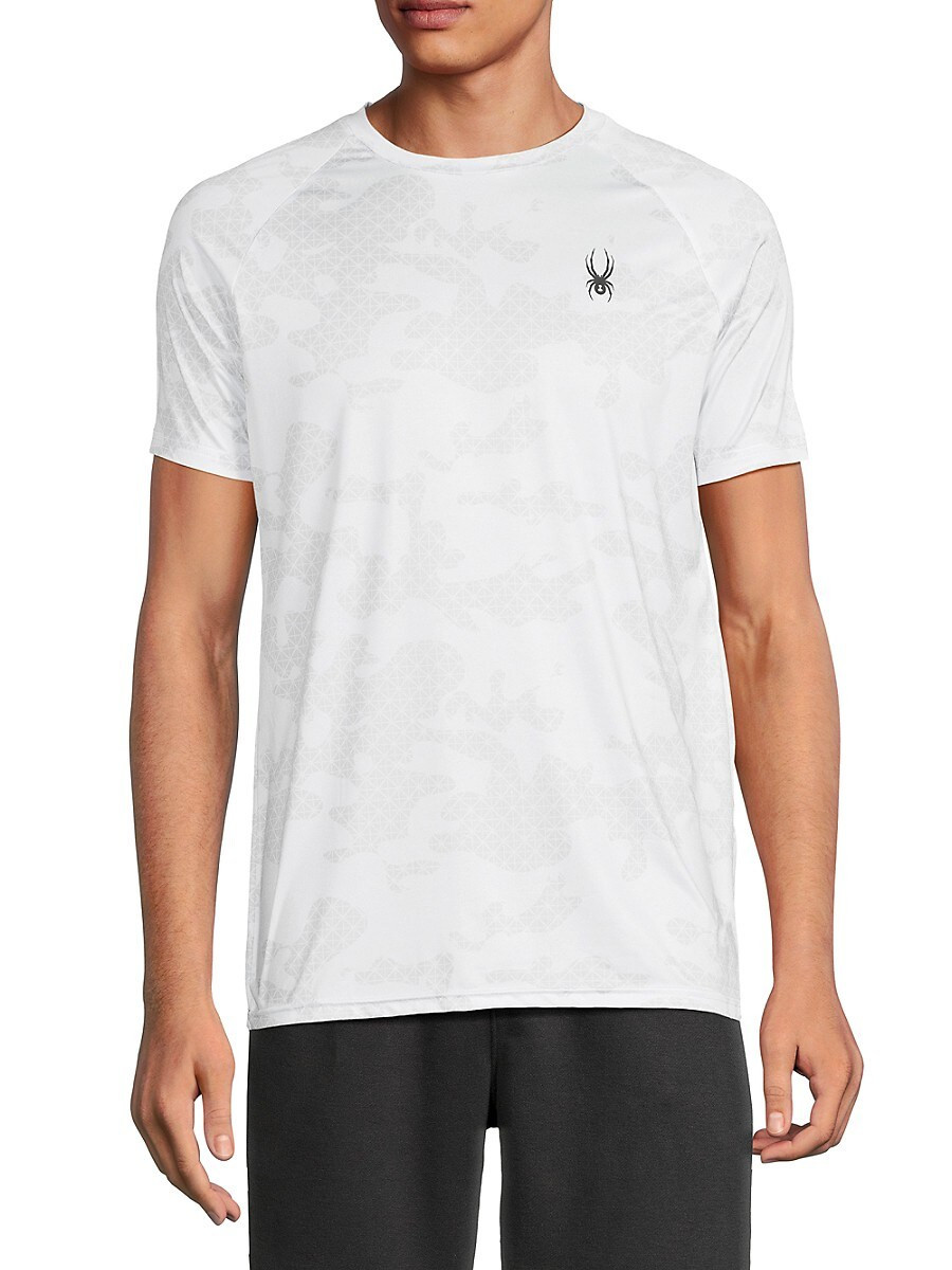 Spyder Men's Camouflage Performance T Shirt - White - Size M | Saks Fifth Avenue OFF 5TH