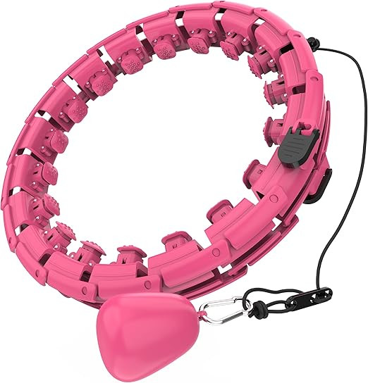 skayddb Weighted Smart Hoola Hoop, Smart 24 Sections Detachable Hoola Hoop, Suitable for Adults a... | Amazon (US)