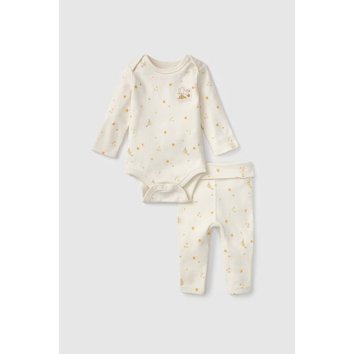 Baby 2pc Little Snoopy Halloween Long Sleeve Bodysuit & Bottom Set - White | Target