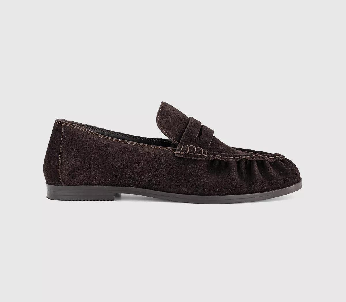 Figure Ruched Loafers | Office Shoes (UK)