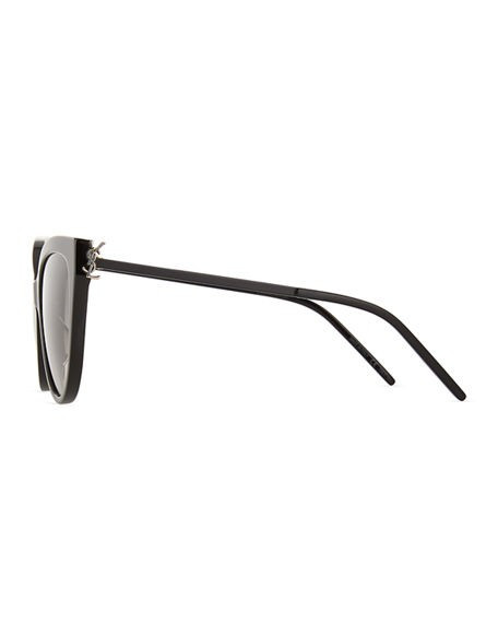 Cat-Eye Acetate & Metal Sunglasses | Neiman Marcus