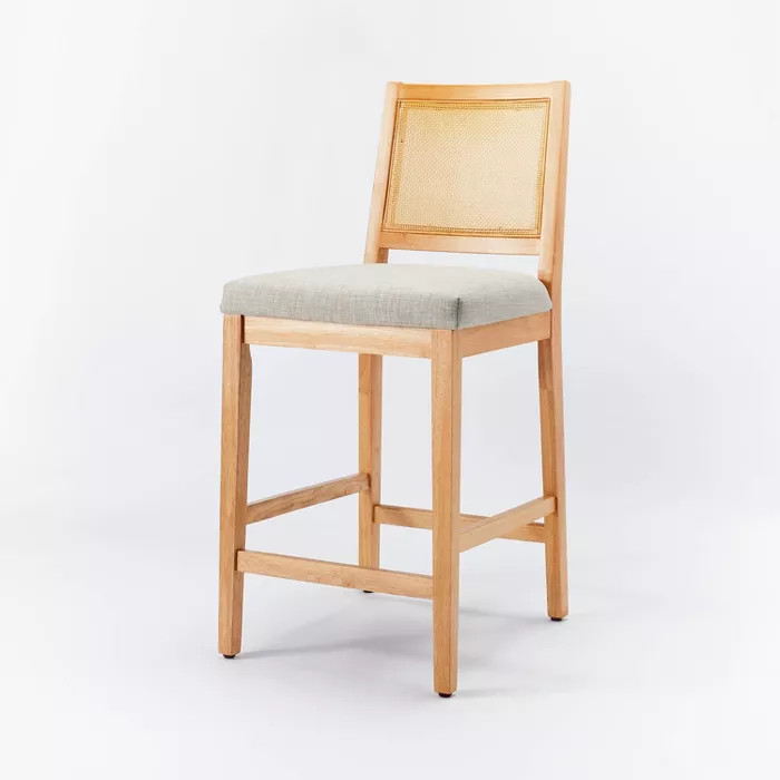 Oak Park Cane Counter Height Barstool - Threshold™ designed with Studio McGee | Target