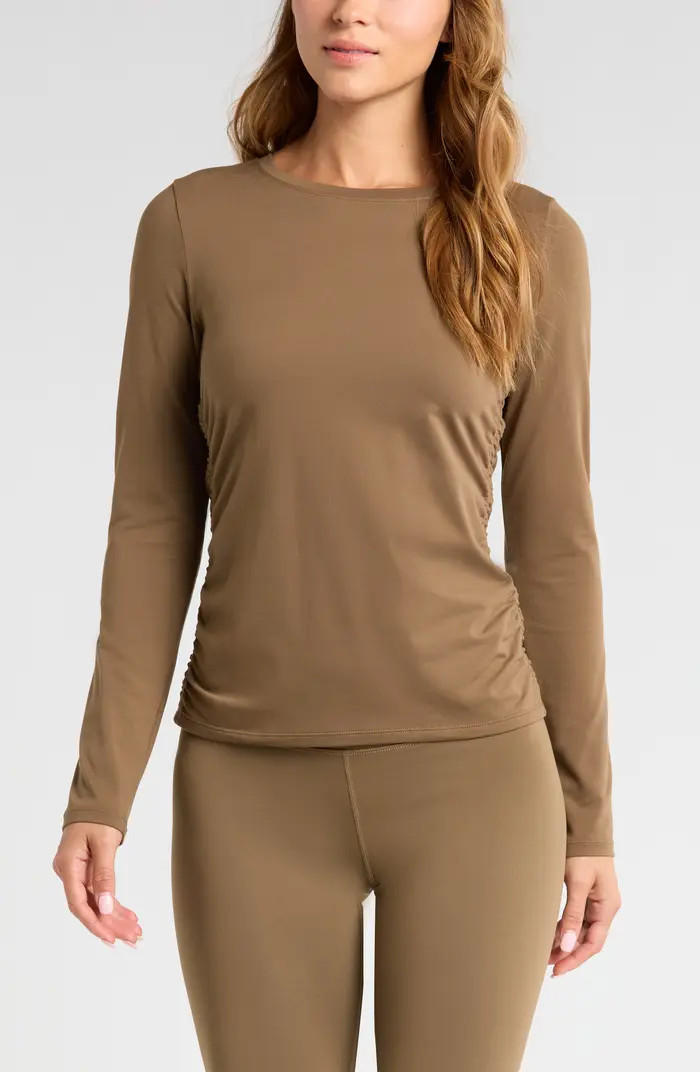 Ruched Long Sleeve T-Shirt | Nordstrom