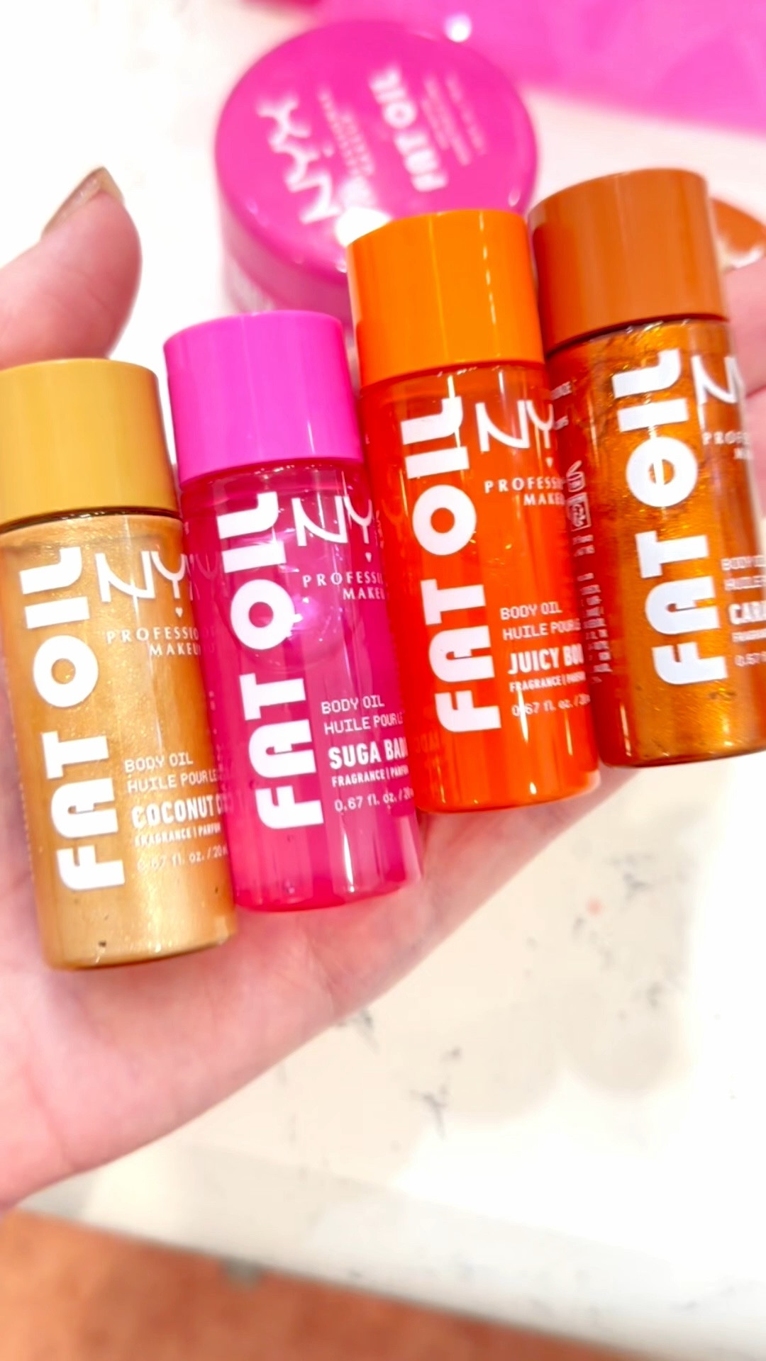 @Target’s Buy 3, Get 1 Minis promo includes the new NYX Fat Oil Body minis (even the bag)! They all smell sooooo good! #targetpartner

#LTKSaleAlert #LTKBeauty #LTKselfcare