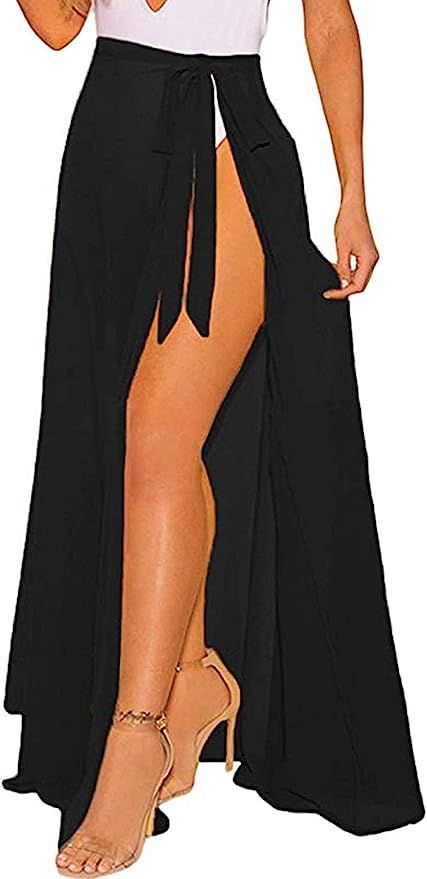 Chalier Beach Sarong Pareo Womens Swimsuit Cover Up Bikini Swimwear Cover-ups Wrap Skirt | Amazon (US)