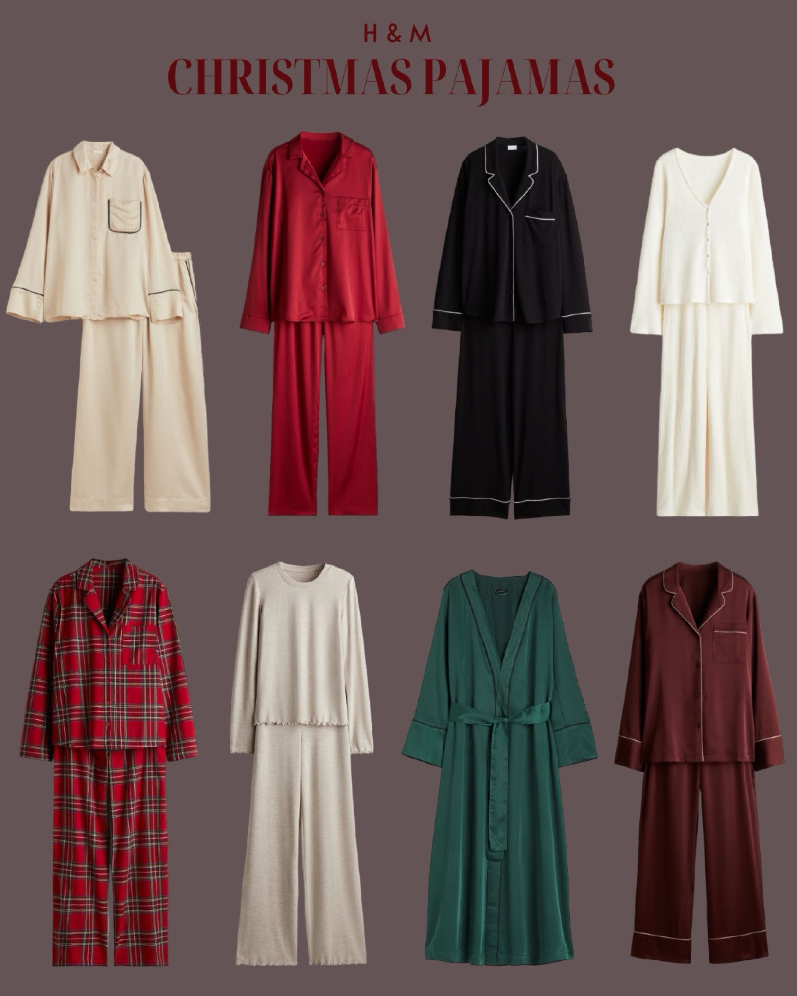 H&M Christmas Pajamas 

#LTKGiftGuide #LTKHoliday #LTKFindsUnder50
