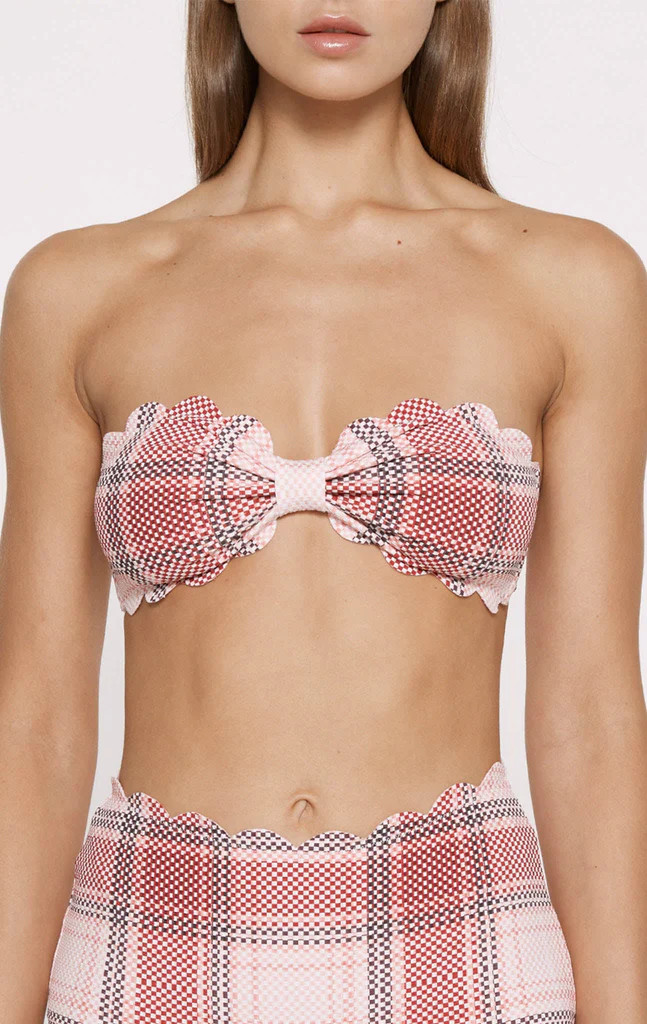 Antibes Top in Plaid | Marysia Swim