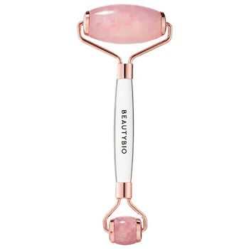 BeautyBioContouring + De-Puffing Rose Quartz Roller | Sephora (US)