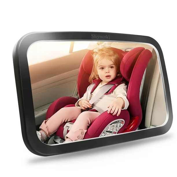 Shynerk Baby Car Mirror, Safety Car Seat Mirror for Rear Facing Infant with Wide Crystal Clear Vi... | Walmart (US)