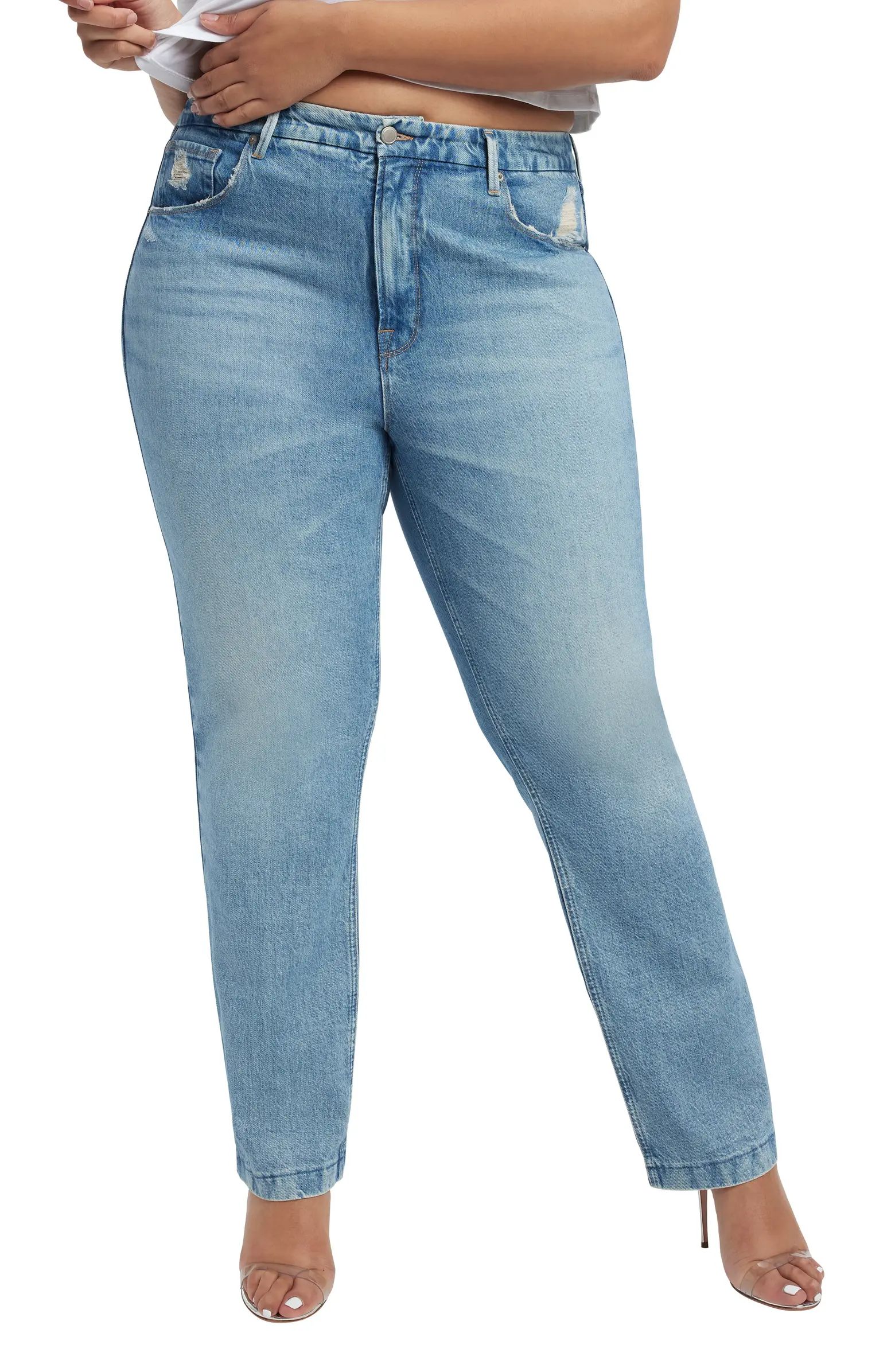 Good Icon High Waist Straight Leg Jeans | Nordstrom