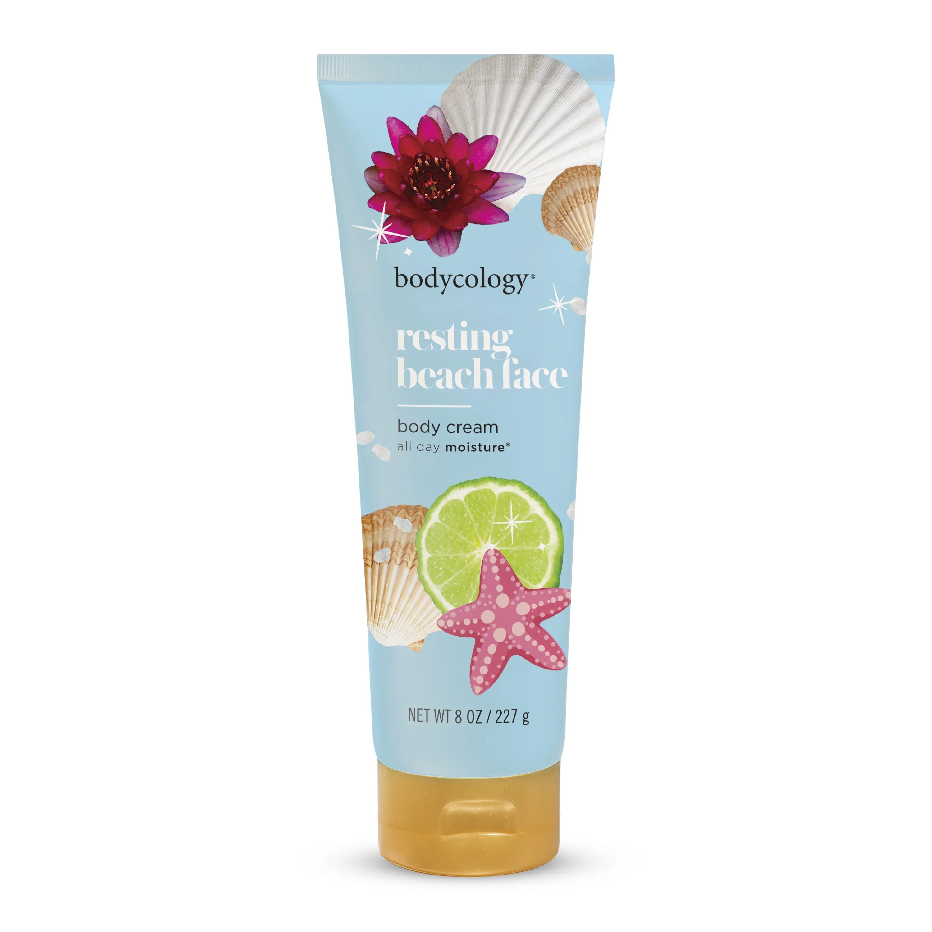 Bodycology Resting Beach Face Shea Butter Body Cream, 8 oz | Walmart (US)