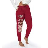 Officially Licensed Zubaz Women's NFL NFL Women's Soft Jogger with Vertical Graphic, San Francisco 4 | Amazon (US)